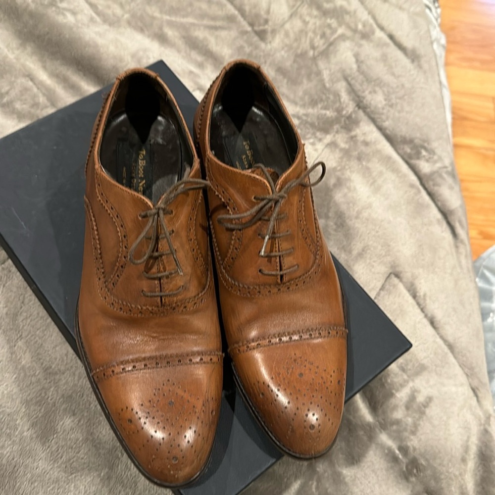 To boot NY leather shoes size 9 1/2